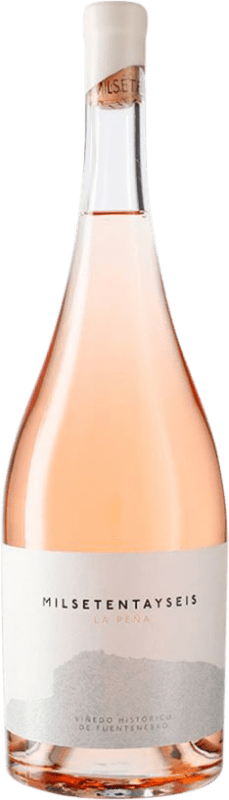 144,95 € Free Shipping | Rosé Wine Milsetentayseis La Peña D.O. Ribera del Duero Castilla la Mancha Spain Tempranillo, Albillo Magnum Bottle 1,5 L