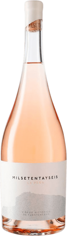 138,95 € Free Shipping | Rosé wine Milsetentayseis La Peña Rosado D.O. Ribera del Duero Castilla la Mancha Spain Tempranillo, Albillo Magnum Bottle 1,5 L