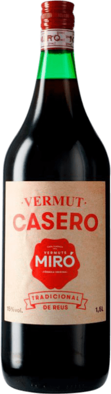 12,95 € Spedizione Gratuita | Vermut Jordi Miró Casero Catalogna Spagna Bottiglia Speciale 1,5 L