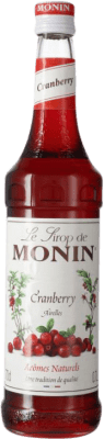 18,95 € Spedizione Gratuita | Schnapp Monin Sirope Arándano Rojo Francia Bottiglia 70 cl Senza Alcol