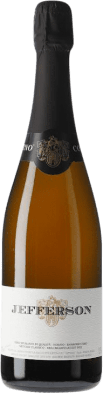 73,95 € 送料無料 | ロゼのスパークリングワイン Cantina Nervi Jefferson Zéro Dosage — Brut Nature — ゼロ・ドサージュ Rosé — ロゼ I.G.T. Grappa Piemontese ピエモンテ イタリア Nebbiolo — ネッビオーロ ボトル 75 cl