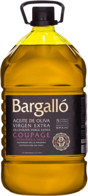 88,95 € Envío gratis | Aceite de Oliva Bargalló Virgen Extra Coupage España Garrafa 5 L