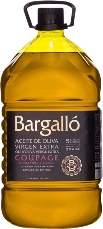 74,95 € Spedizione Gratuita | Olio d'Oliva Bargalló Virgen Extra Coupage Spagna Caraffa 5 L