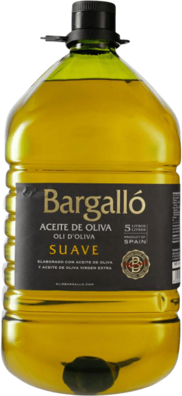 88,95 € Spedizione Gratuita | Olio d'Oliva Bargalló Virgen Suave Spagna Caraffa 5 L