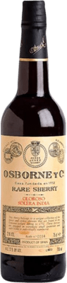 332,95 € Envio grátis | Vinho fortificado Osborne Oloroso Solera India D.O. Jerez-Xérès-Sherry Andaluzia Espanha Palomino Fino Garrafa 75 cl