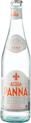 49,95 € Envío gratis | Caja de 24 unidades Agua Acqua Panna Italia Botella Medium 50 cl