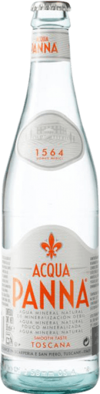 68,95 € 免费送货 | 盒装24个 水 Acqua Panna 意大利 瓶子 Medium 50 cl