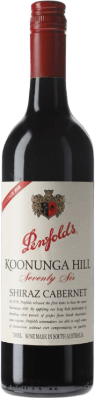 19,95 € 免费送货 | 红酒 Penfolds Koonunga Hill Seventy Six Shiraz-Cabernet I.G. Southern Australia 南澳大利亚 澳大利亚 Syrah, Cabernet 瓶子 75 cl