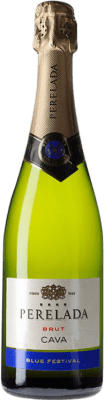 10,95 € 免费送货 | 白起泡酒 Perelada Blue Festival 香槟 预订 D.O. Cava 加泰罗尼亚 西班牙 瓶子 75 cl