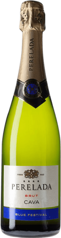 13,95 € Бесплатная доставка | Белое игристое вино Perelada & Chivite Blue Festival Brut — брют Резерва D.O. Cava Каталония Испания 75 cl