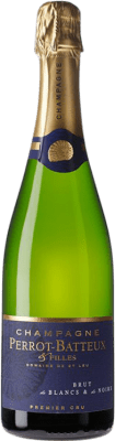 54,95 € Spedizione Gratuita | Spumante bianco Perrot Batteux de Blancs & de Noirs Premier Cru Brut A.O.C. Champagne champagne Francia Pinot Nero, Chardonnay Bottiglia 75 cl