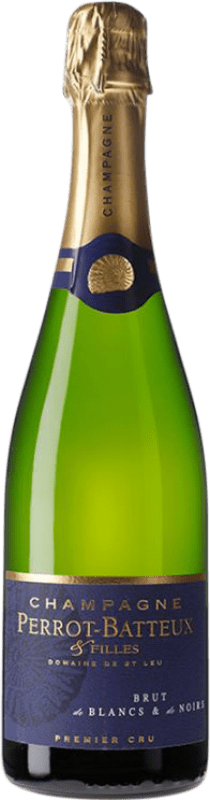54,95 € Envío gratis | Espumoso blanco Perrot Batteux de Blancs & de Noirs Premier Cru Brut A.O.C. Champagne Champagne Francia Pinot Negro, Chardonnay Botella 75 cl