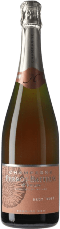 54,95 € Spedizione Gratuita | Spumante rosato Perrot Batteux Rosé Premier Cru Brut A.O.C. Champagne champagne Francia Pinot Nero, Chardonnay Bottiglia 75 cl