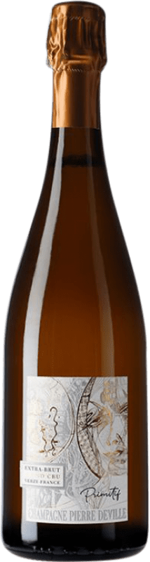 79,95 € Kostenloser Versand | Weißer Sekt Pierre Deville Primitif Extra Brut A.O.C. Champagne Champagner Frankreich 75 cl