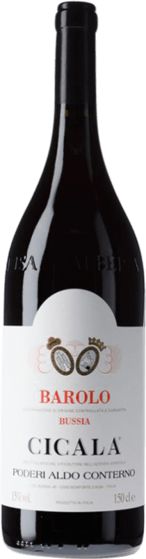 391,95 € Spedizione Gratuita | Vino rosso Aldo Conterno Bussia Cicala Italia Nebbiolo Bottiglia Magnum 1,5 L