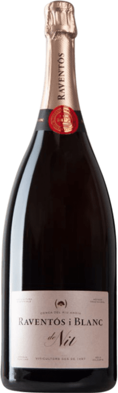 37,95 € Envoi gratuit | Vin Mousseux Rosé Raventós i Blanc De Nit Catalogne Espagne Bouteille Magnum 1,5 L