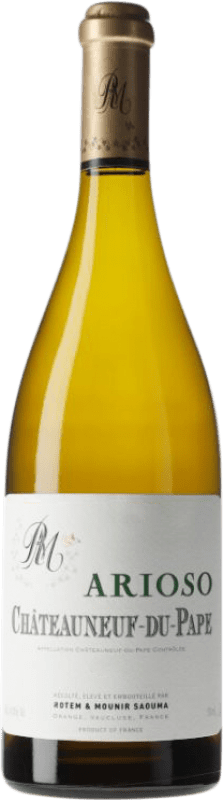 264,95 € 免费送货 | 白酒 Rotem & Mounir Saouma Blanc Arioso A.O.C. Châteauneuf-du-Pape 罗纳 法国 Grenache, Grenache White 瓶子 75 cl