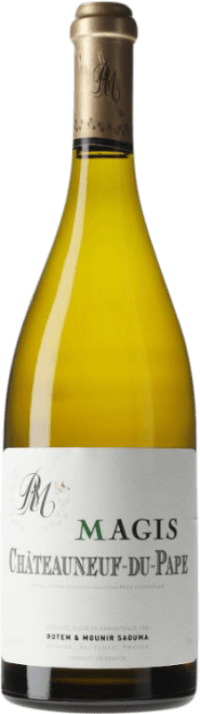 126,95 € Бесплатная доставка | Белое вино Rotem & Mounir Saouma Magis A.O.C. Châteauneuf-du-Pape Рона Франция Бутылка 75 cl