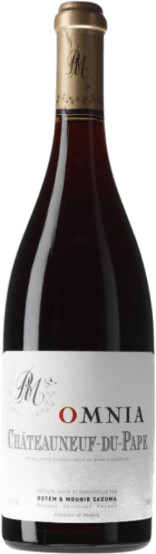 135,95 € Free Shipping | Red wine Rotem & Mounir Saouma Omnia A.O.C. Châteauneuf-du-Pape Rhône France Syrah, Grenache, Mourvèdre Bottle 75 cl