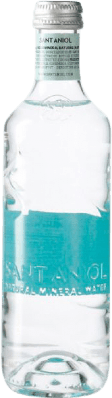 31,95 € Spedizione Gratuita | Scatola da 24 unità Acqua Sant Aniol Mineral Water Spagna Bottiglia Terzo 33 cl