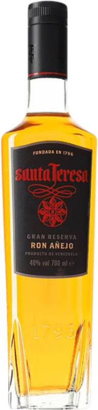 21,95 € Kostenloser Versand | Rum Santa Teresa Große Reserve Venezuela Flasche 70 cl
