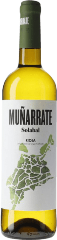 7,95 € Envío gratis | Vino blanco Solabal Muñarrate Blanco D.O.Ca. Rioja La Rioja España Viura, Malvasía Botella 75 cl