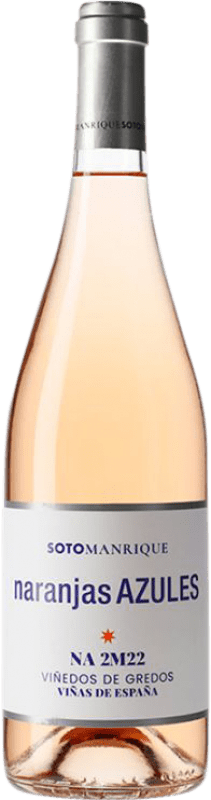 10,95 € Free Shipping | Rosé wine Soto y Manrique Naranjasazules D.O.P. Cebreros Castilla la Mancha Spain Bottle 75 cl