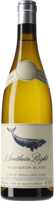 19,95 € Envio grátis | Vinho branco Southern Right I.G. Hemel-en-Aarde Ridge África do Sul Sauvignon Branca Garrafa 75 cl
