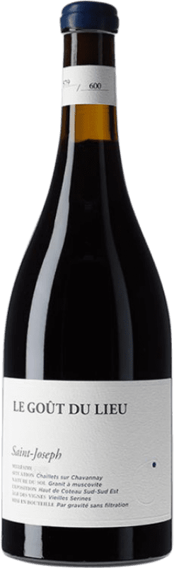 116,95 € Kostenloser Versand | Rotwein Tardieu-Laurent Le Gout du Lieu A.O.C. Saint-Joseph Rhône Frankreich Syrah Flasche 75 cl