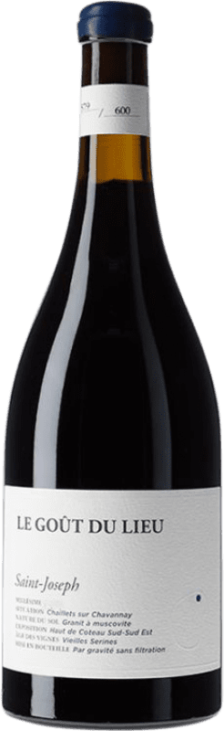 121,95 € Spedizione Gratuita | Vino Rosso Tardieu-Laurent Le Gout du Lieu A.O.C. Saint-Joseph Rhône Francia Syrah 75 cl