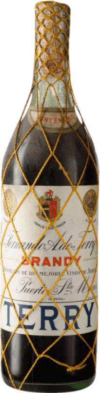 192,95 € Free Shipping | Brandy Terry Centenario D.O. Jerez-Xérès-Sherry Andalusia Spain Bottle 1 L