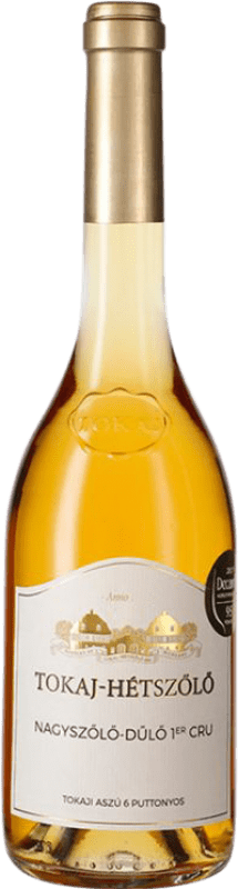 185,95 € Envío gratis | Vino Dulce Tokaj-Hétszolo Aszú 6 Puttonyos Nagyszőlő-Dűlő 1er Premier Cru I.G. Tokaj-Hegyalja Tokaj-Hegyalja Hungría Furmint Botella Medium 50 cl