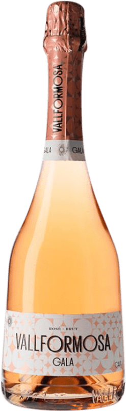 17,95 € Kostenloser Versand | Rosé Sekt Vallformosa Gala Rosé Brut D.O. Cava Katalonien Spanien Flasche 75 cl
