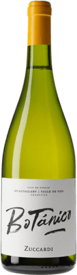 118,95 € 免费送货 | 白酒 Zuccardi Botánico I.G. Mendoza 门多萨 阿根廷 Chardonnay 瓶子 75 cl