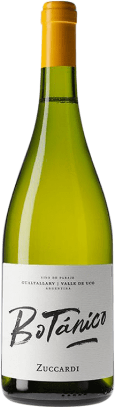 124,95 € Бесплатная доставка | Белое вино Zuccardi Botánico I.G. Mendoza Мендоса Аргентина Chardonnay бутылка 75 cl