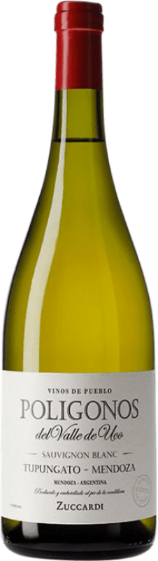 48,95 € Бесплатная доставка | Белое вино Zuccardi Polígonos Tupungato I.G. Mendoza Мендоса Аргентина Sauvignon White бутылка 75 cl