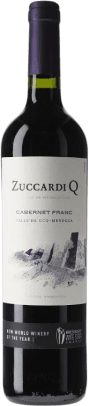 25,95 € Kostenloser Versand | Rotwein Zuccardi Q I.G. Mendoza Mendoza Argentinien Cabernet Franc Flasche 75 cl