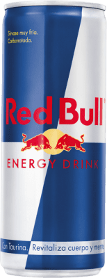 45,95 € Envio grátis | Caixa de 12 unidades Refrescos e Mixers Red Bull Energy Drink Espanha Lata 50 cl