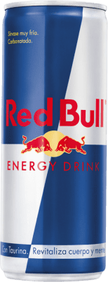 46,95 € Envío gratis | Caja de 12 unidades Refrescos Red Bull Energy Drink Austria Lata Medium 50 cl