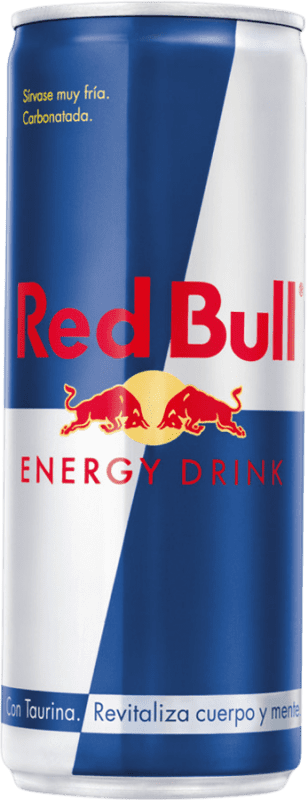 46,95 € Envío gratis | Caja de 12 unidades Refrescos Red Bull Energy Drink Austria Lata Medium 50 cl