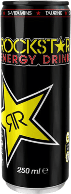 55,95 € Envoi gratuit | Boîte de 24 unités Boissons et Mixers Rockstar Energy Drink Original Espagne Canette 25 cl