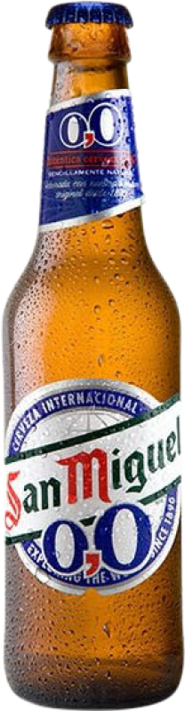 25,95 € 送料無料 | 24個入りボックス ビール San Miguel アンダルシア スペイン 小瓶 25 cl 0.0 ゼロゼロ アルコールなし