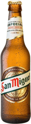43,95 € Kostenloser Versand | 30 Einheiten Box Bier San Miguel Andalusien Spanien Kleine Flasche 20 cl