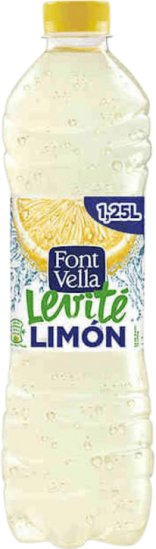 10,95 € Free Shipping | 6 units box Water Font Vella Levité Limón Spain Bottle 1 L