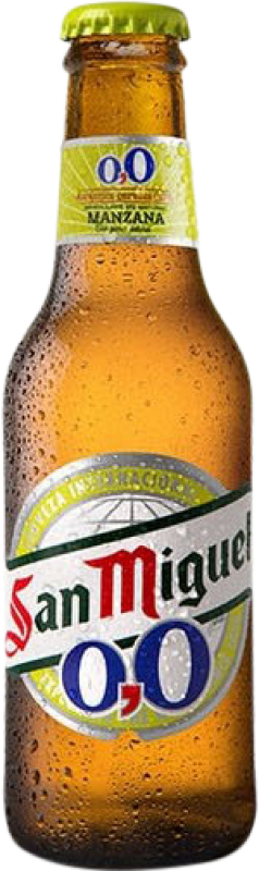 55,95 € 免费送货 | 盒装30个 啤酒 San Miguel Manzana 安达卢西亚 西班牙 小瓶 20 cl