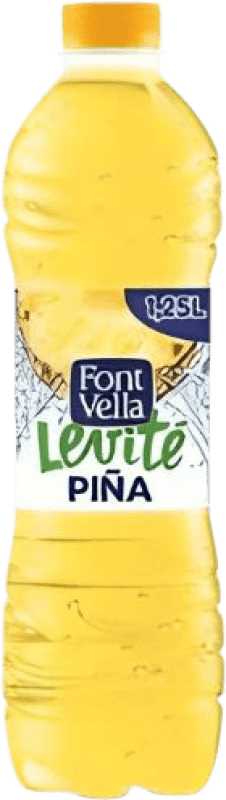 9,95 € Envío gratis | Caja de 6 unidades Agua Font Vella Levité Piña España Botella 1 L