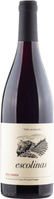 24,95 € Free Shipping | Red wine Escolinas Mezcla Canguesa D.O.P. Vino de Calidad de Cangas Principality of Asturias Spain Mencía, Verdejo Black, Carrasquín, Albarín Black Bottle 75 cl
