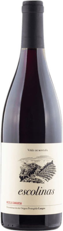 15,95 € Kostenloser Versand | Rotwein Escolinas Mezcla Canguesa D.O.P. Vino de Calidad de Cangas Fürstentum Asturien Spanien Mencía, Carrasquín, Verdejo, Albarín Flasche 75 cl