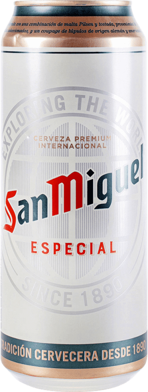 38,95 € Free Shipping | 24 units box Beer San Miguel Special Andalusia Spain Medium Can 50 cl