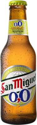 22,95 € Kostenloser Versand | 24 Einheiten Box Bier San Miguel Manzana Andalusien Spanien Kleine Flasche 25 cl